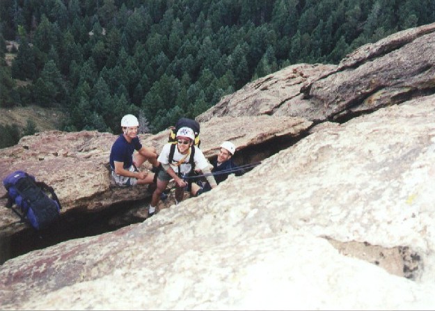 Climbing the Flatirons